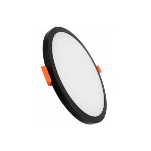 Светильник TruEnergy Light Premium 10725 ультратонкий со встроенным трансформатором круг 8W 4000K пластик черный