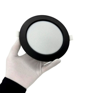 Светильник TruEnergy Fit 10088 круг 9W 4000K IP20 пластик ультратонкий черный