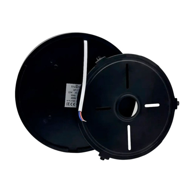 Светильник накладной TruEnergy Aura 11165 22W 4000K круг IP20 пластик черный