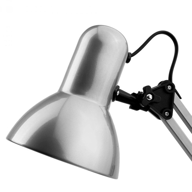 Светильник настольный Camelion KD-313 C03 Е27 серебро