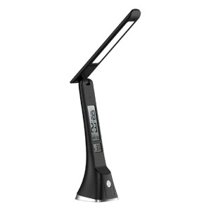 Светильник настольный Ultraflash KD-821 C02 LED кожа черный