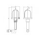 Светильник переносной Ultraflash UF НРБ 01-60-002 Фокус 2210 10 м