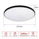 Светильник светодиодный In Home Neo simple-7565-BL 75Вт 6500К 6000лм 230В 373*58 мм черный