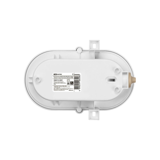 Светильник ЖКХ TDM Electric НБП 02-60-004.03У SQ0312-0001 Евро корпус и защитная сетка белый
