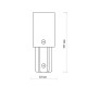Комплект торцевых элементов Jazzway PTR EC-WH белый
