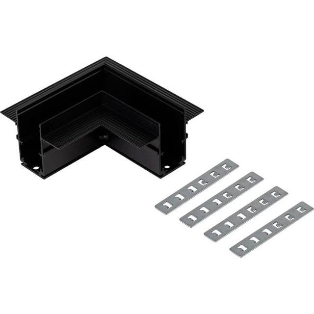 Коннектор Эра TRM-R20-CC-B Б0054782 угловой для встраиваемого магнитного шинопровода Nova TRM-R20 черный