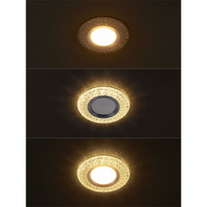 Светильник встраиваемый TDM Electric СВ 03-14 SQ0359-0144 MR16 50Вт G5.3 LED подсветка 3Вт зеркальный/хром