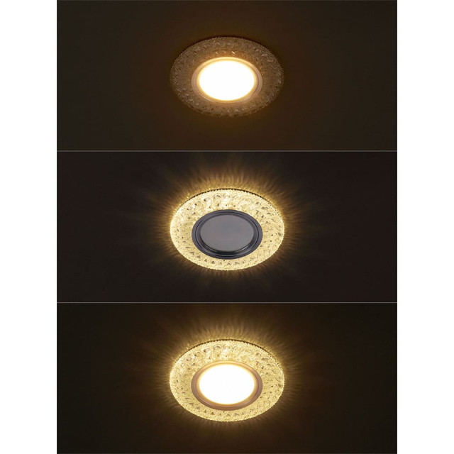 Светильник встраиваемый TDM Electric СВ 03-14 SQ0359-0144 MR16 50Вт G5.3 LED подсветка 3Вт зеркальный/хром
