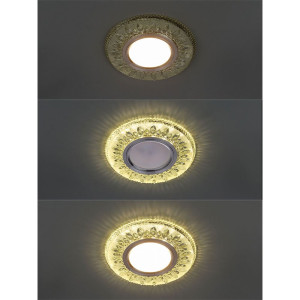 Светильник встраиваемый TDM Electric СВ 03-07 SQ0359-0134 MR16 50Вт G5.3 LED подсветка 3 Вт зеркальный/хром