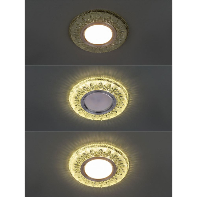 Светильник встраиваемый TDM Electric СВ 03-07 SQ0359-0134 MR16 50Вт G5.3 LED подсветка 3 Вт зеркальный/хром