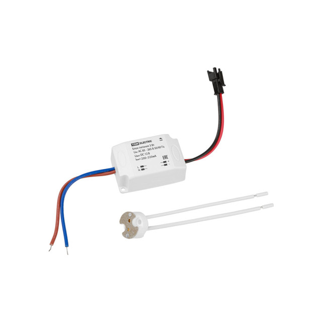 Светильник встраиваемый TDM Electric СВ 03-07 SQ0359-0134 MR16 50Вт G5.3 LED подсветка 3 Вт зеркальный/хром