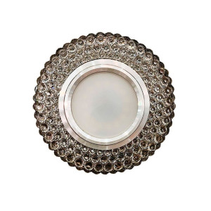 Светильник потолочный Max Light Crystal Led 17 Black MR16 ограненное стекло черный