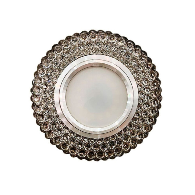 Светильник потолочный Max Light Crystal Led 17 Black MR16 ограненное стекло черный