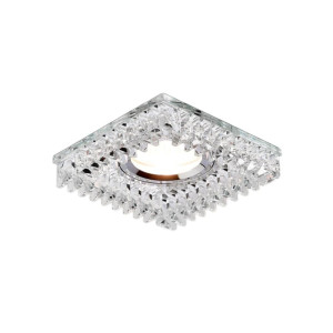 Светильник потолочный Max Light Crystal 25 MR16 ограненное стекло прозрачный
