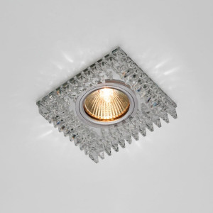 Светильник потолочный Max Light Crystal 25 MR16 ограненное стекло прозрачный