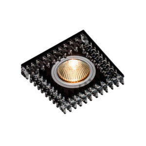 Светильник потолочный Max Light Crystal 25 Black MR16 ограненное стекло черный