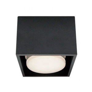 Светильник накладной Max Light Cast 95 GХ53 Black алюминиевое литье круглый черный