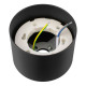 Светильник накладной Max Light Cast 94 Black GХ53 алюминиевое литье круглый черный