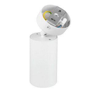 Светильник накладной Max Light Cast 85 White GU10 алюминиевое литье круглый белый