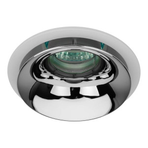 Светильник встраиваемый Эра KL103 Б0056353 WH/CH MR16 GU5.3 белый хром