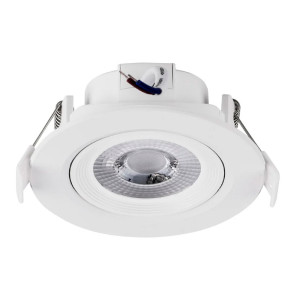 Светильник точечный Lumin'arte COB-DLL5W-YR SMD LED 5W 3000K 325LM 85*38 мм поворотный металл/пластик