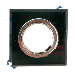 Светильник точечный Эра DK8 C0043792 CH/BK MR16 12V/220V 50W акрил серый черный