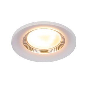 Светильник встраиваемый Эра KL107 Б0061096 WH/SL MR16 GU5.3 белый серебро