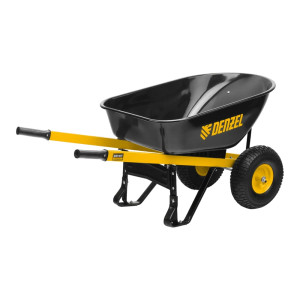 Тачка строительная Denzel 69000 усиленная двухколесная