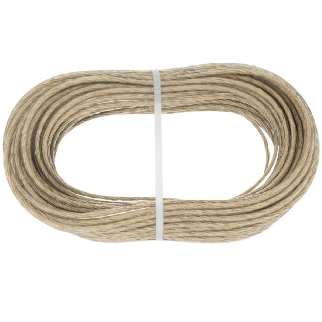 Трос металлополимерный Сибртех 47631 ПР-4.0 прозрачный 20 м