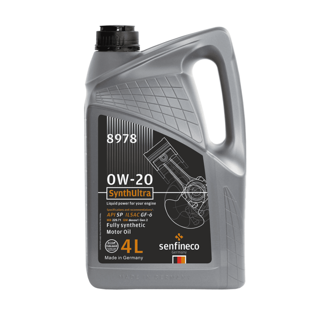 Масло моторное Senfineco SynthUltra 8978 0W-20 4 л