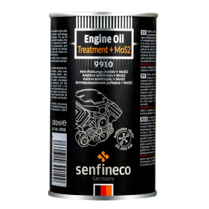 Присадка для моторных масел Senfineco Engine Oil Treatment+  MoS2 с молибденом 9909 300 мл