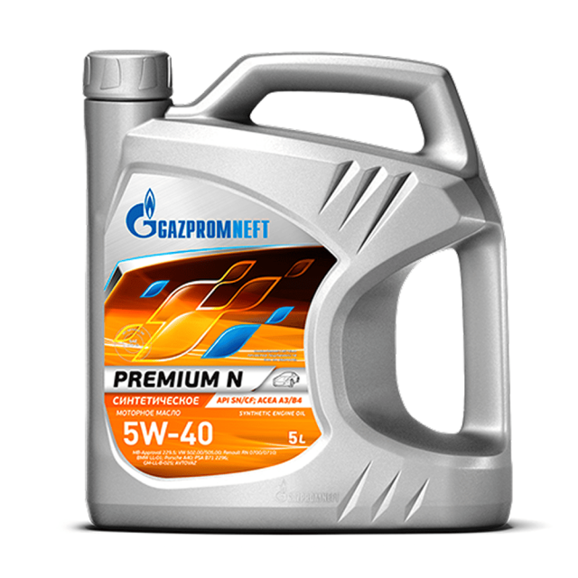 Масло Gazpromneft Premium N 5W-40 5 л