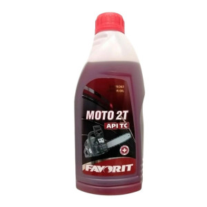 Масло моторное минеральное для двухтактных двигателей Favorit Moto 2-T API TC 1 л