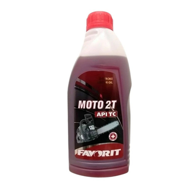 Масло моторное минеральное для двухтактных двигателей Favorit Moto 2-T API TC 1 л