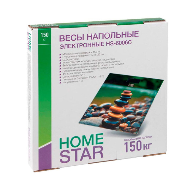 Весы напольные Homestar HS-6006С электронные 150 кг