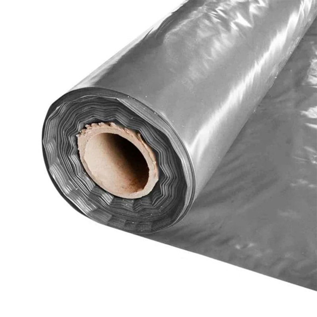 Пленка-рукав вторичный полиэтилен 120 мкм 1.5 м серая