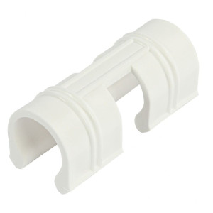 Зажим Palisad 64426 для крепления пленки к каркасу парника 20 мм белый 10 шт