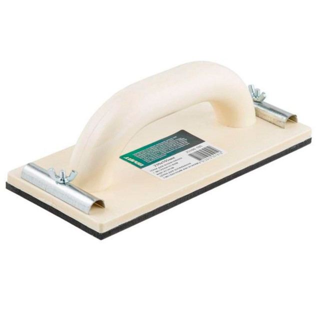 Терка Волат 25100-105 для шлифования с металлическим фиксатором 230*105 мм