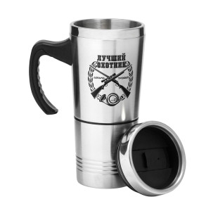 Термокружка двухуровневая Мастер К Охота Лучший охотник 7432569 350+200 мл