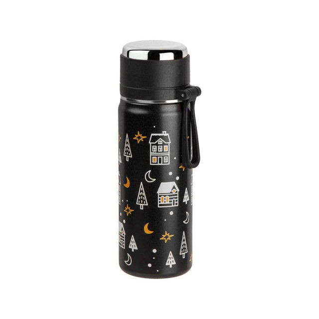Термос Perfecto Linea Snowy spell 27-500225 нержавеющая сталь черный 500 мл