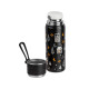 Термос Perfecto Linea Snowy spell 27-500225 нержавеющая сталь черный 500 мл