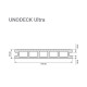 Террасная доска RusDecking UnoDeck Ultra 150*24*3000 мм серый