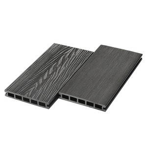 Террасная доска RusDecking UnoDeck Vintage 150*24*3000 мм графит