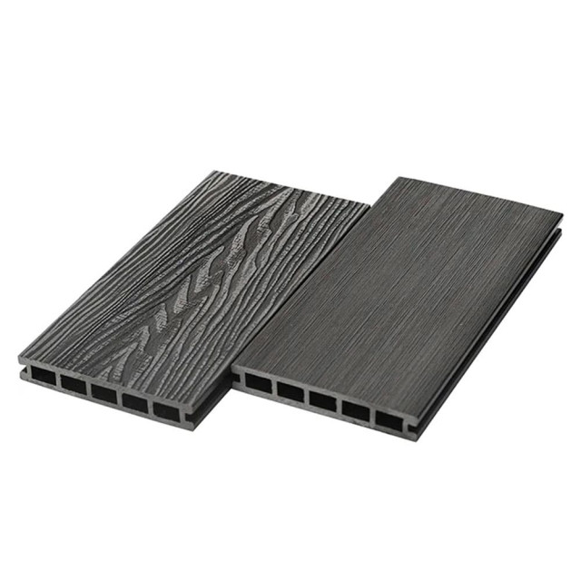 Террасная доска RusDecking UnoDeck Vintage 150*24*4000 мм графит
