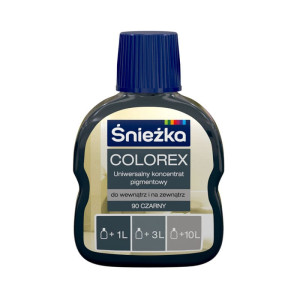 Универсальный пигментный концентрат Sniezka Colorex 90 черный 100 мл