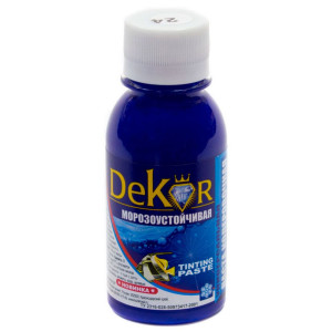 Паста колерная Dekor №24 ирис 0.1 кг