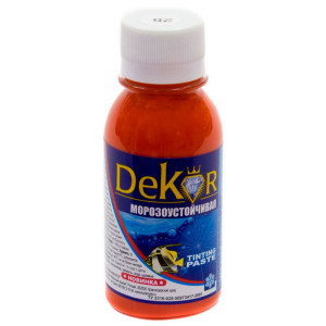 Паста колерная Dekor №25 персик 0.1 кг