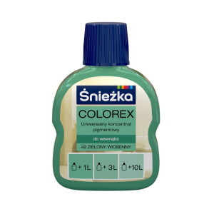Универсальный пигментный концентрат Sniezka Colorex 42 зеленый весенний 100 мл