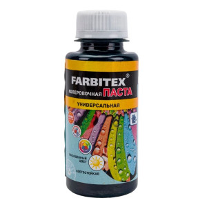 Паста колеровочная Farbitex универсальная бирюза 0.1 л