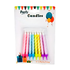 Набор свечей Market Union MA0791 праздничных 8 шт